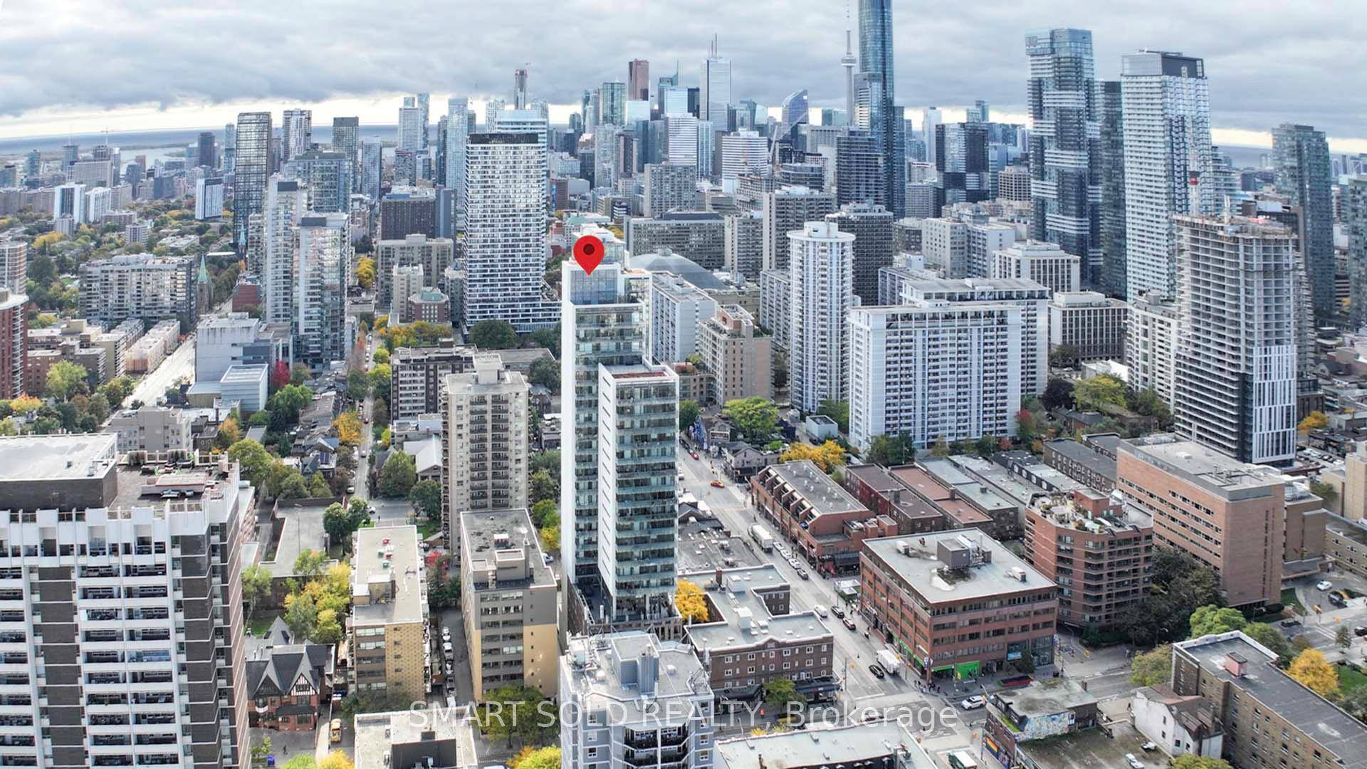 Brand New 28 storey building above the Church Wellesley Village in downtown Toronto.