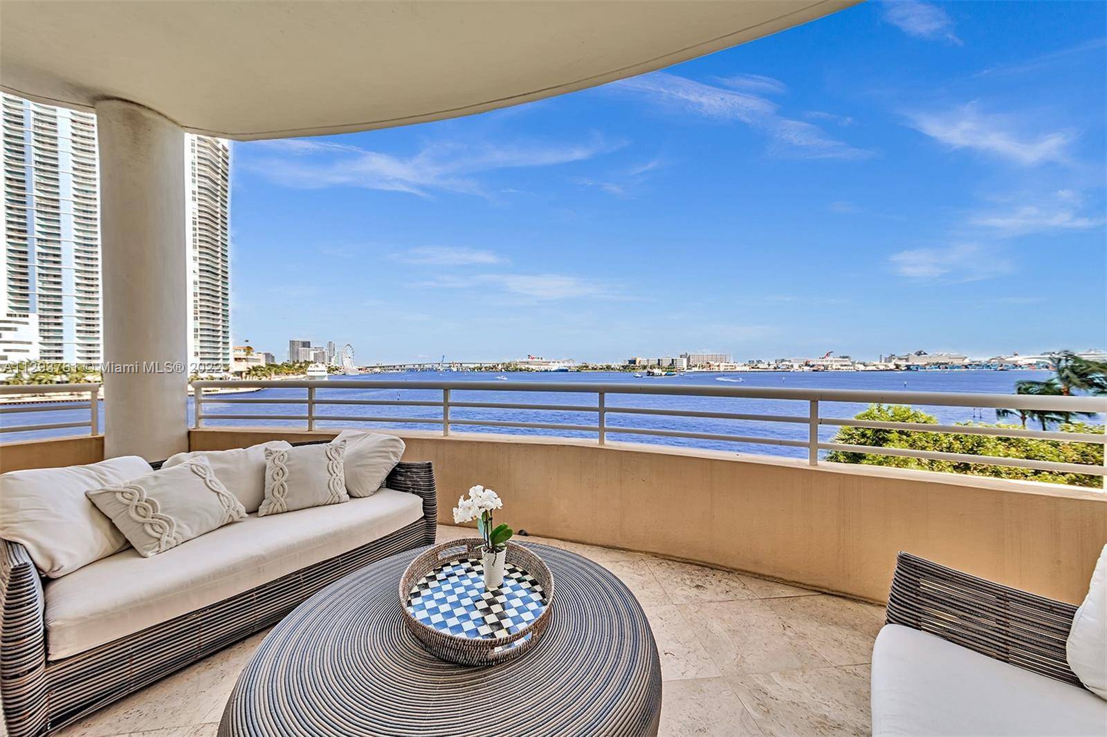 Unique condo in One Tequesta with the best views on Brickell Key Island.