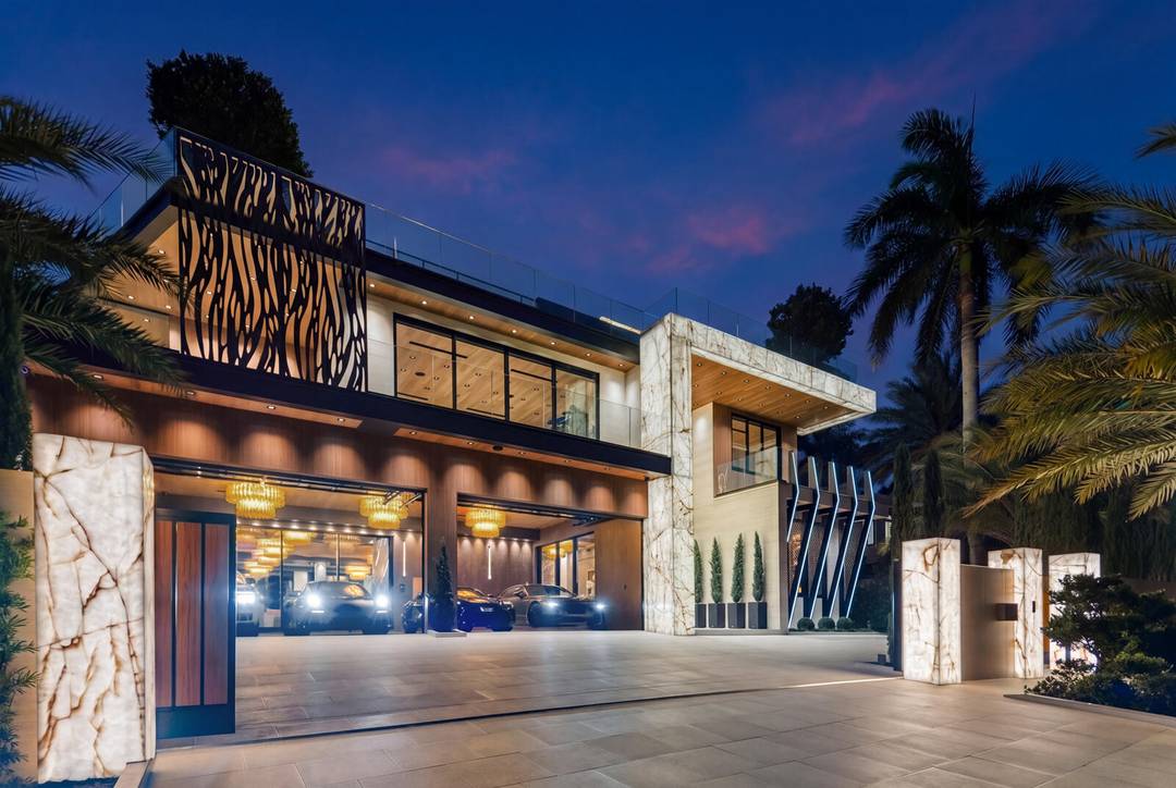 Just completed A new benchmark in modern waterfront living, this original, design forward estate by Prestige Homes, one of South Florida's most exclusive builders stands apart from anything currently offered.