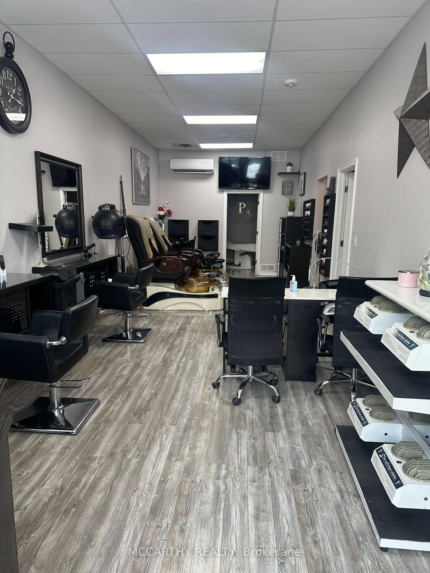 Turnkey Salon Business for Sale in Downtown Shelburne A rare opportunity to own a well established salon in the heart of downtown Shelburne !