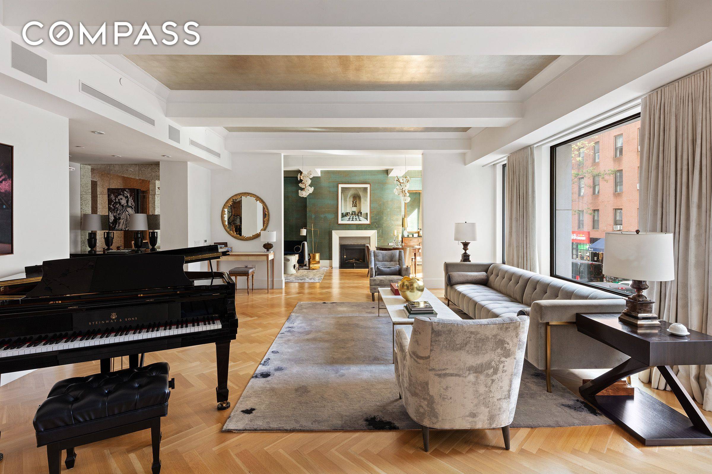 Welcome to this stunning full floor residence in prime Greenwich Village, meticulously crafted by designer Bennett Leifer.