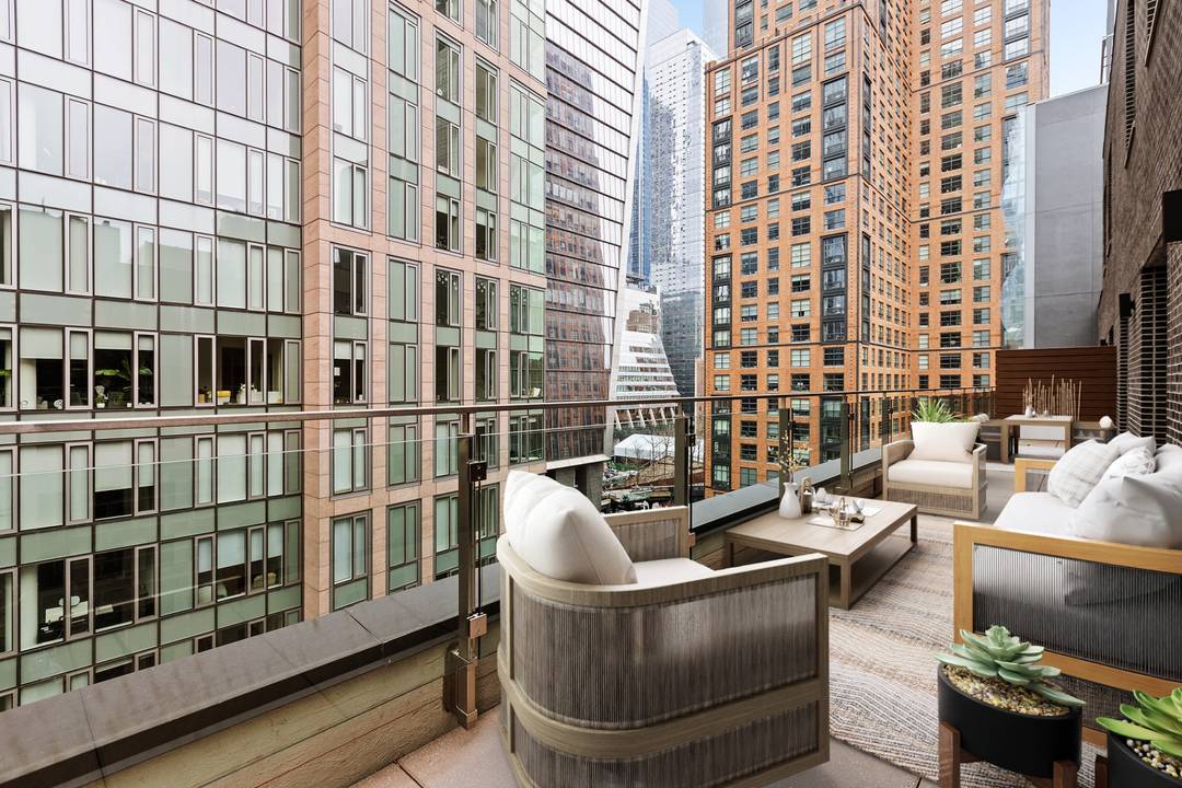 PENTHOUSE D 517 WEST 29TH STREET a breathtaking 2 bedroom 2 bath duplex penthouse with grand 14ft ceilings an two private terraces that offer stunning views of the city skyline ...