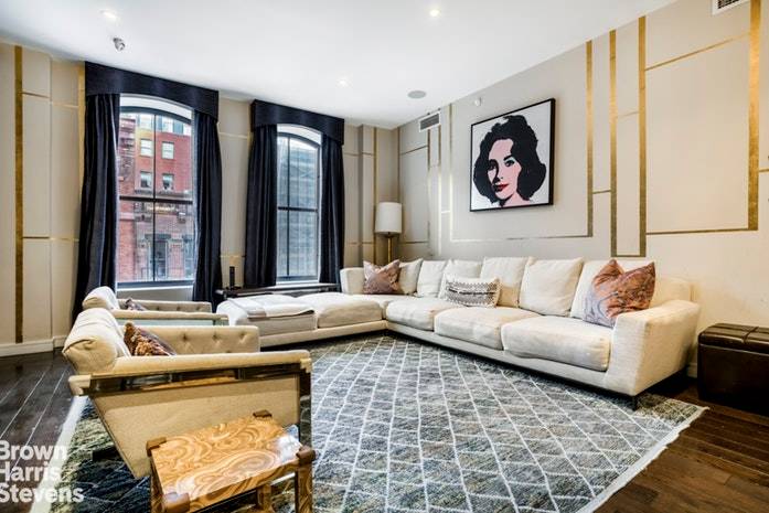 Superbly spacious and luxuriously laid out two bedroom, two and a half bathroom home at 250 West Street in Tribeca, whose winning features include stunning oversized arched windows, wide oak ...