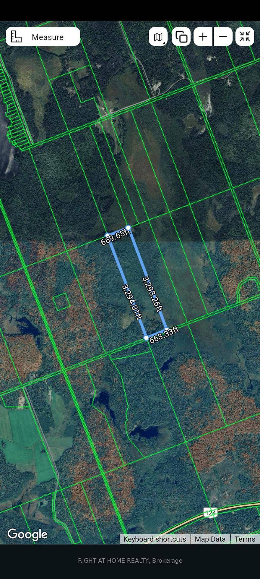 Camping hunting land in Strong Township.