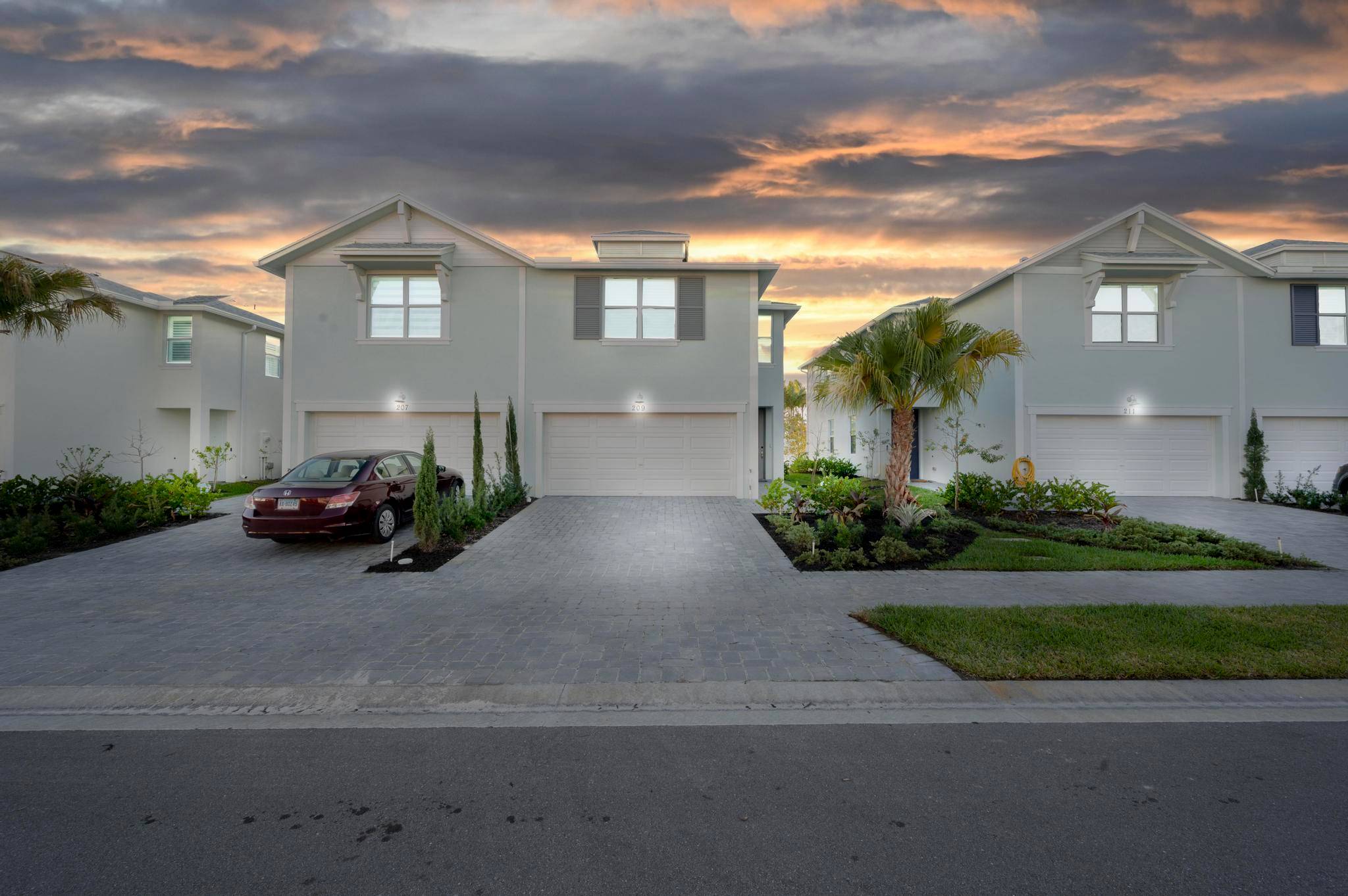 Spectacular 3bed 2. 1 bath, CORNER townhome with 2 CAR GARAGE right ACROSS from the POOL !