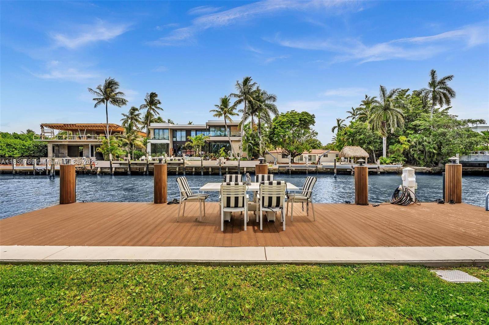 Enjoy tropical living in this absolutely charming waterfront home on exclusive Belle Meade Island, with a 12, 375 SF lot and 75 feet of water frontage with direct ocean access ...