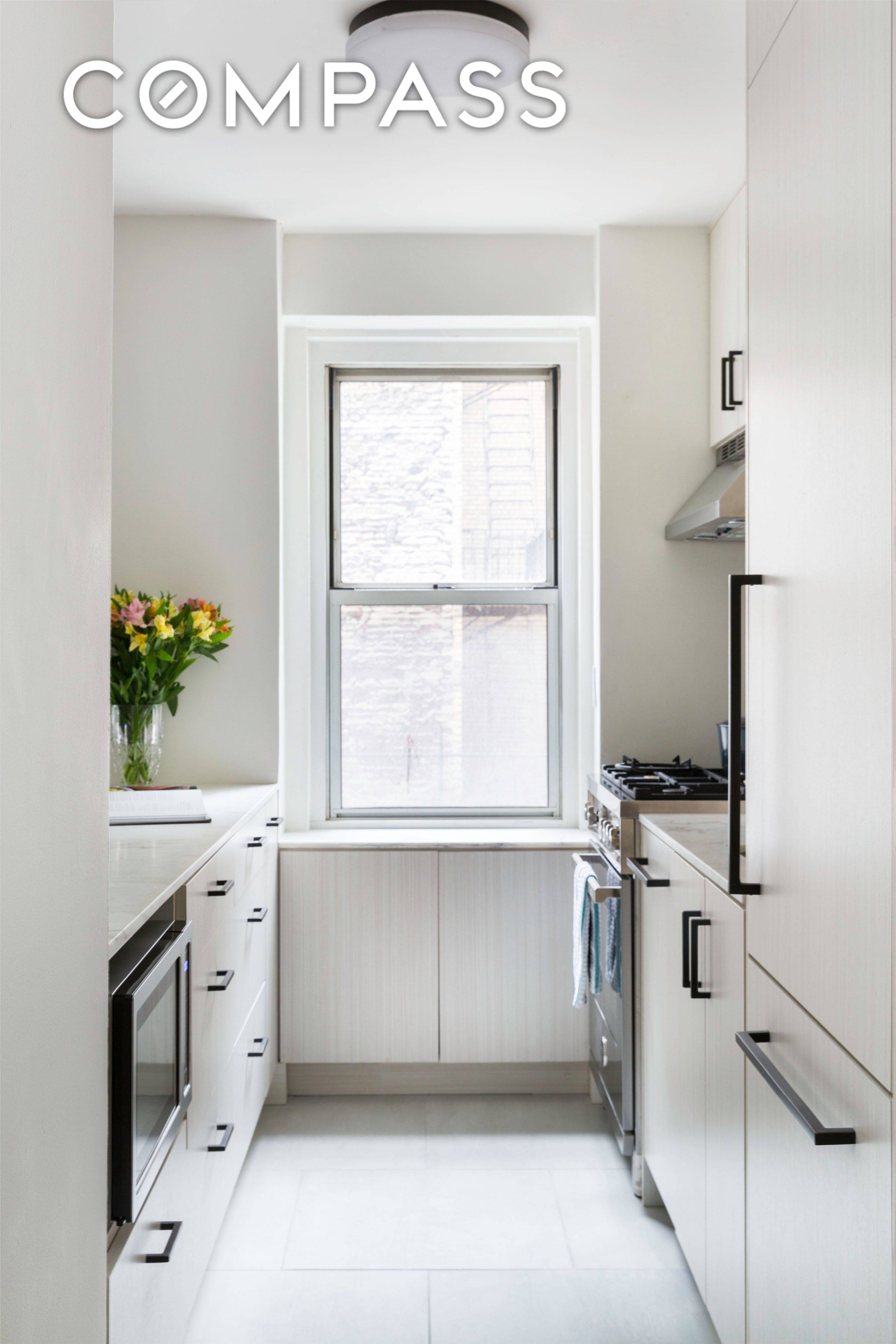 As you enter apartment 3H at The Lawrence House, in the heart of Greenwich Village, you cannot help but notice the volume of space this renovated one bedroom apartment offers.
