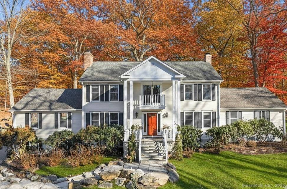 Welcome to 41 Deer Hill Rd, an elegant colonial set on just over 2 acres in one of Redding's most sought after neighborhoods.