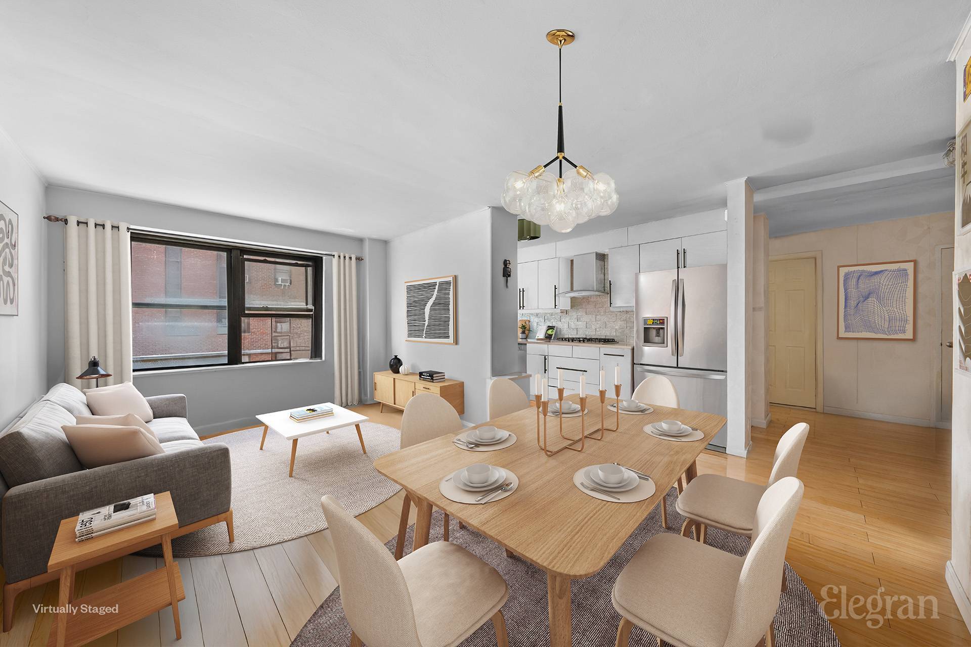 Oversized 1BR with Home Office Spacious and thoughtfully designed, this large one bedroom, one bathroom home at the popular Seward Street Cooperative offers both comfort and versatility.