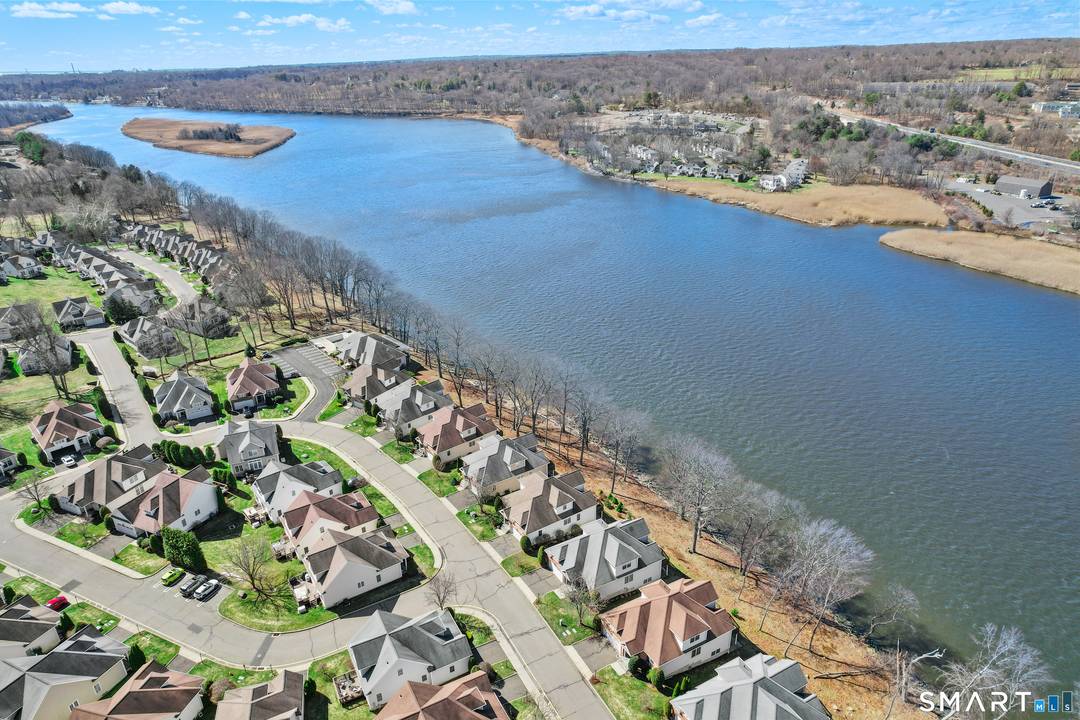 Direct waterfront living in Milford's premier 55 community, Baldwin Station.