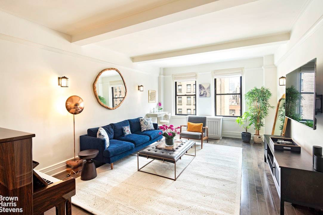 This renovated home is quiet, bright, and ideally located on one of the most desirable residential blocks of the Upper West Side, with 13 windows facing North, South, and East.