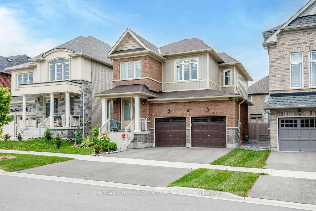 Step onto the welcoming front porch and enter into the sun drenched open concept main floor, boasting 9 foot ceilings throughout the main, beautiful hardwood flooring, and pot lighting.