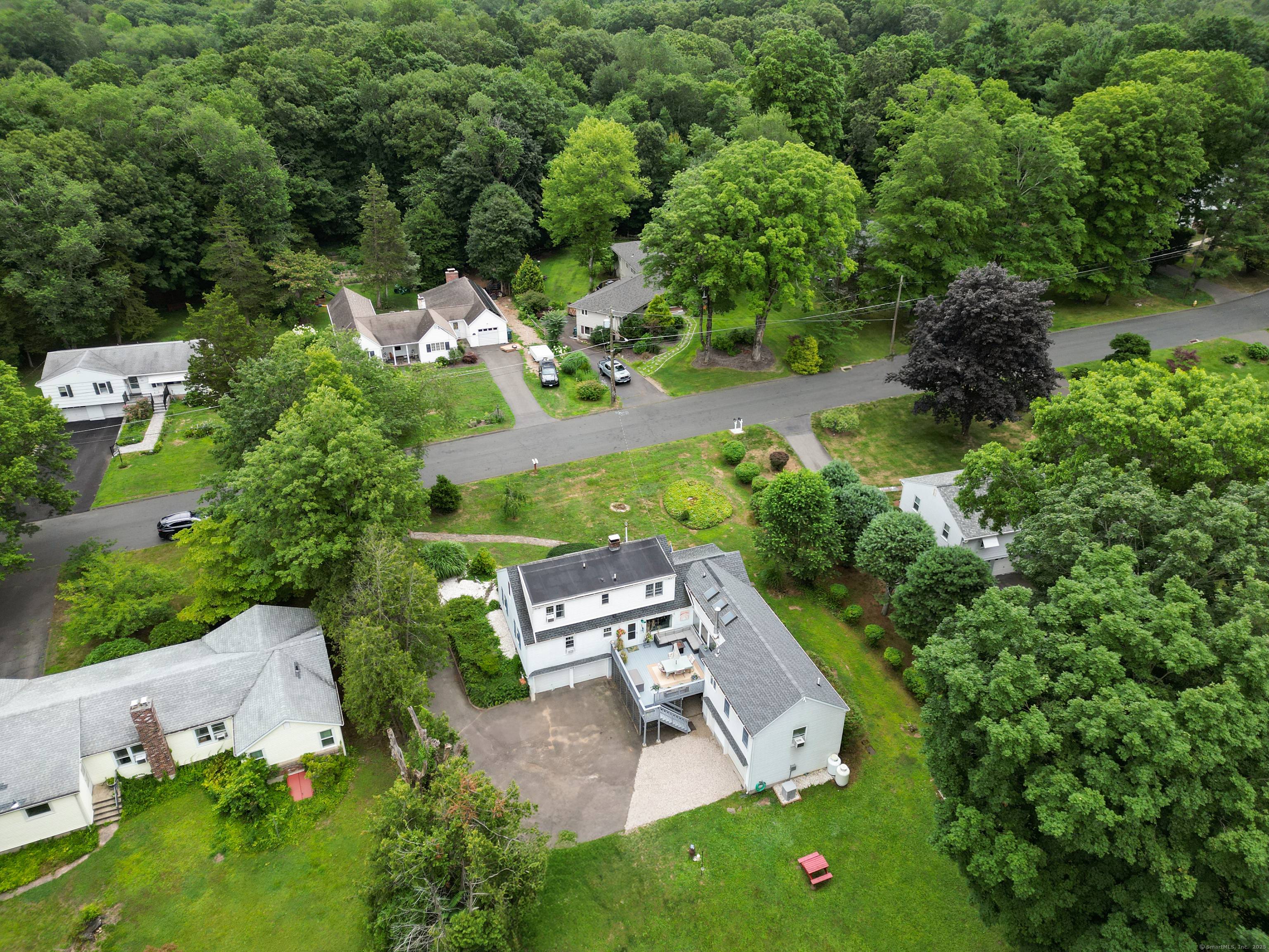 Expansive Cape on a quiet neighborhood street in the south end of Cheshire.