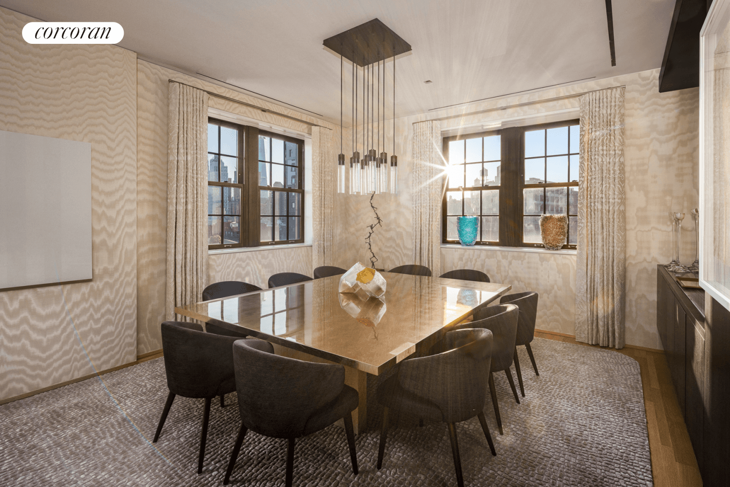 The Penthouse at 224 Mulberry is a custom, one of a kind duplex residence crowning one of downtown Manhattan's premier full service boutique pre war condominiums.