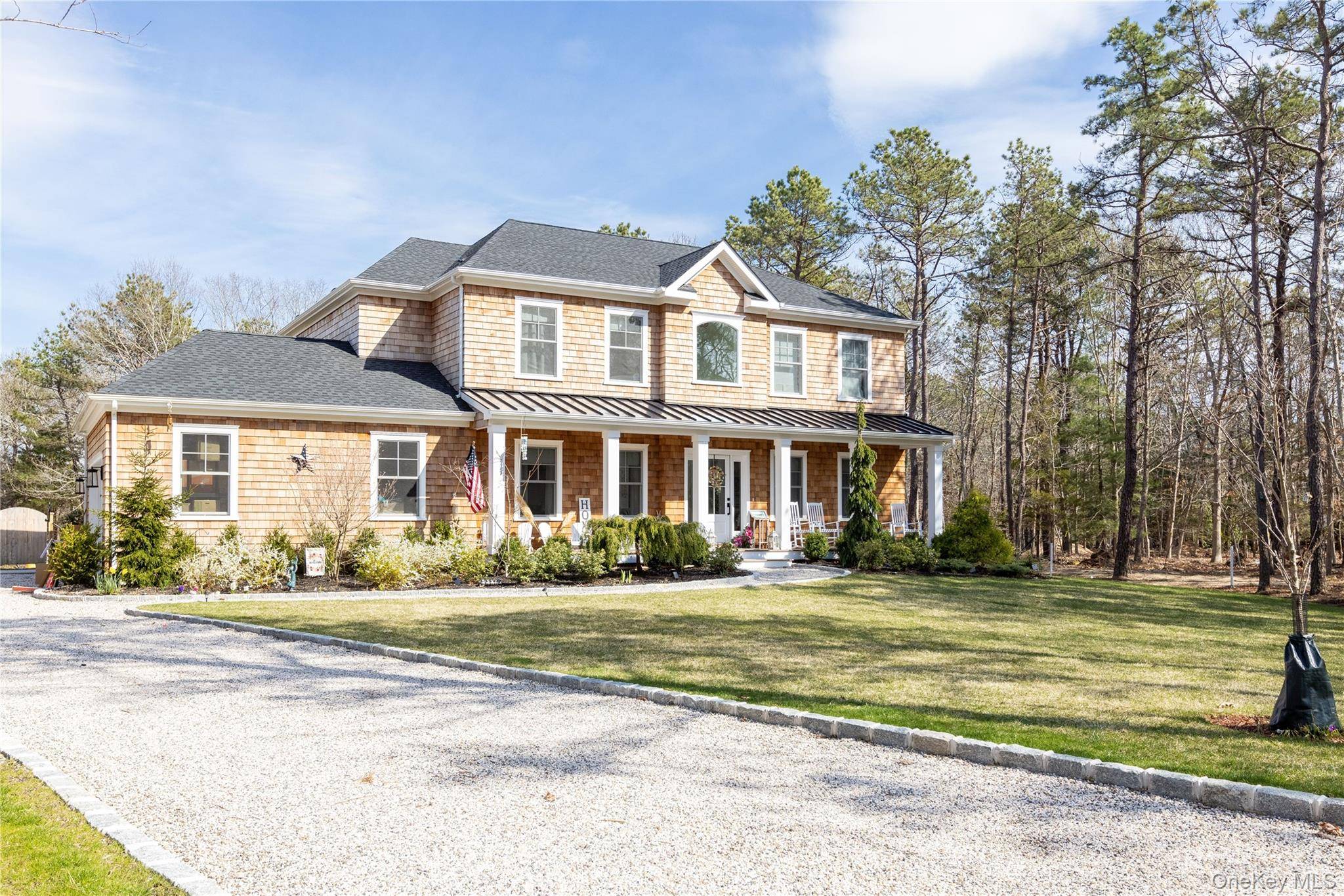 Exceptional contemporary home built in 2020 now available for off season rental in desirable Westhampton.