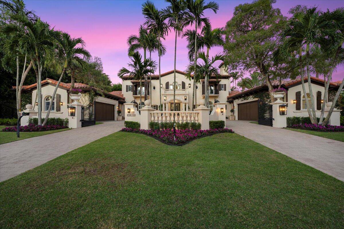 This exquisite Mediterranean estate home, just under 8, 000 square feet, masterfully blends luxurious formal living with everyday comfort.