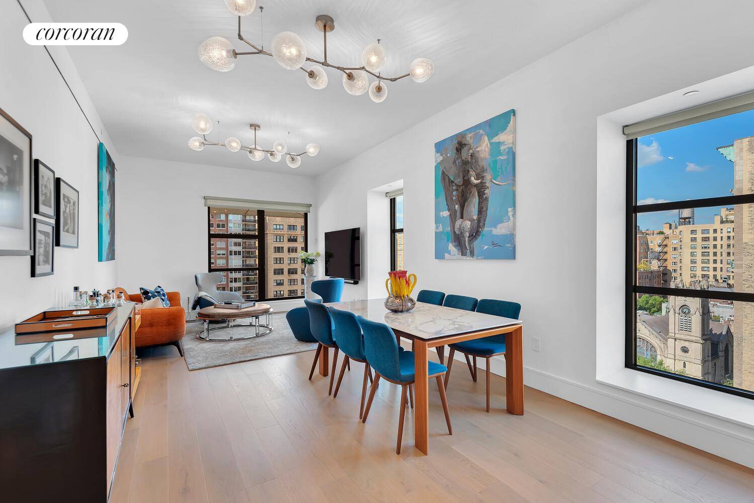 Hand selected by one of the building's very first buyers, this exceptional, sun drenched 10th floor corner residence stands as the premier two bedroom home at The Westly.