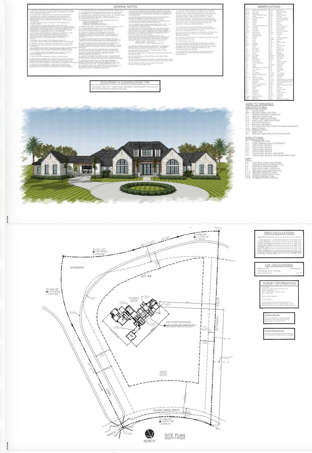 LAND ONLY ! CONCEPTUAL SITE PLANS FOR VISION.