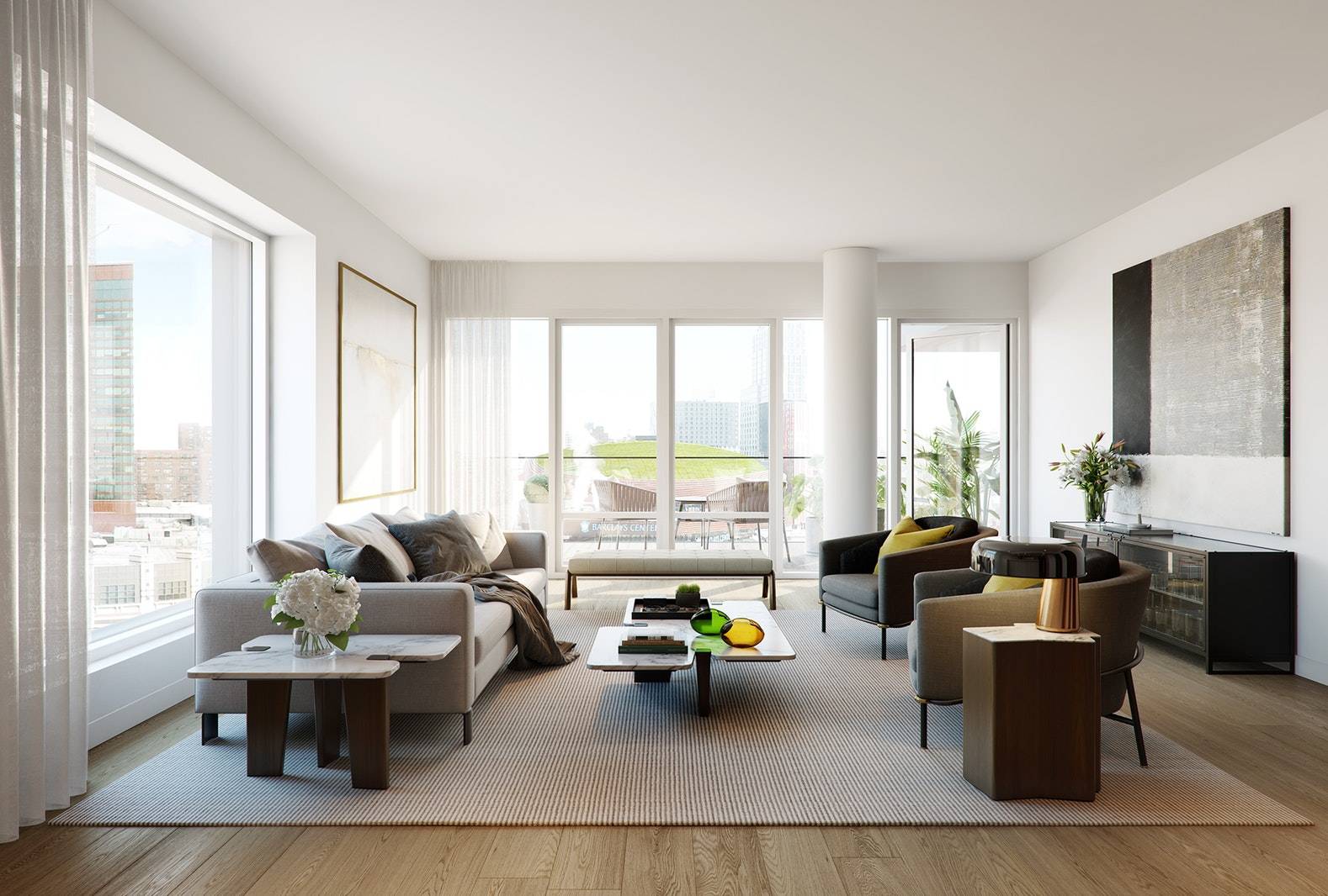 All showings and Open Houses are held at the Sales Gallery located at 485 Atlantic Avenue, Brooklyn, NY 11217 Enjoy bright eastern views in this perfectly designed one bedroom residence ...