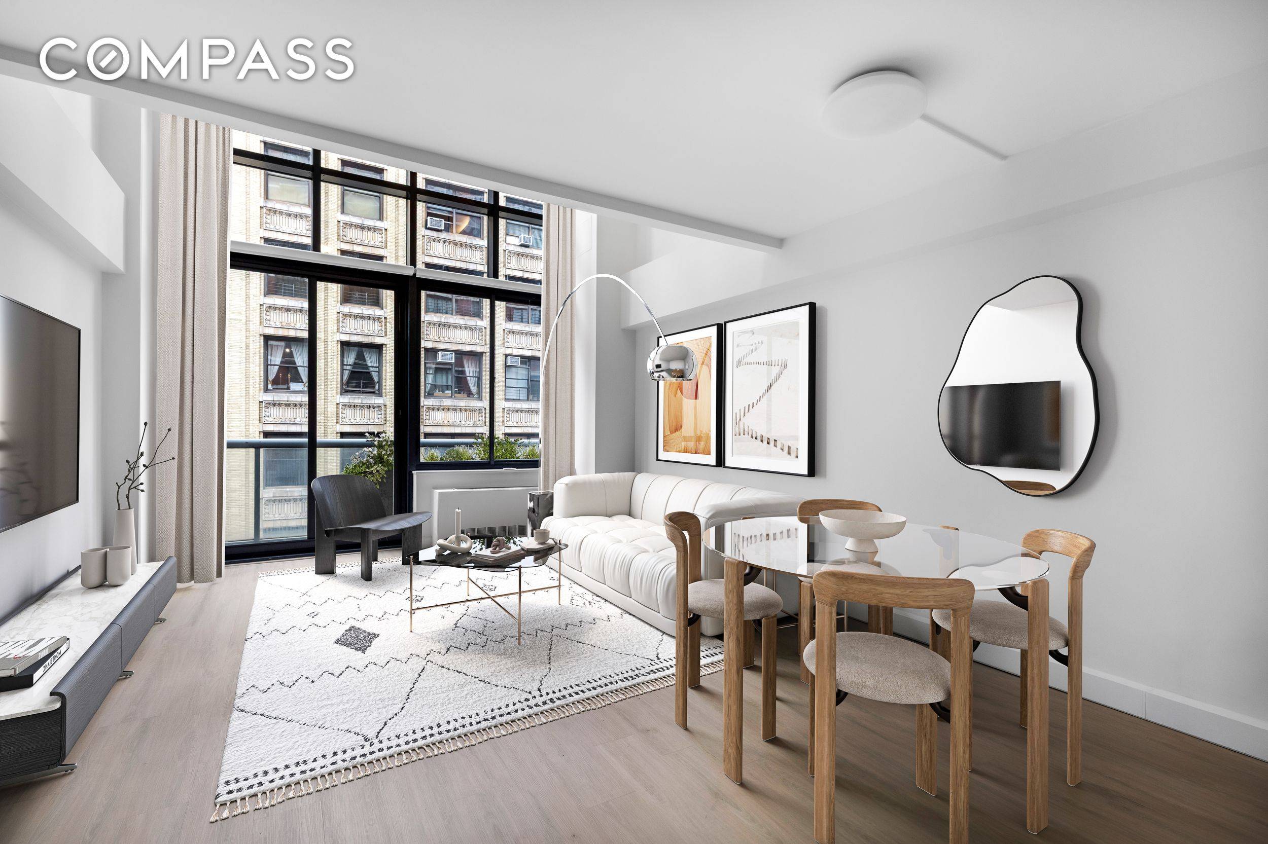 LOFT LIKE 1 BEDROOM, 1. 5 BATH DUPLEX WITH BALCONY IN THE HEART OF THE UPPER WEST SIDE !