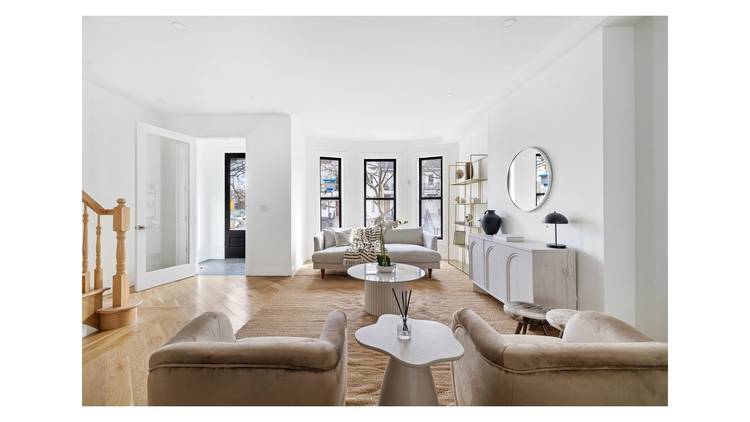 Discover a world of comfort and sophistication at 735 Chauncey Street, an exquisitely updated pre war townhouse situated in the vibrant neighborhood of Bushwick.