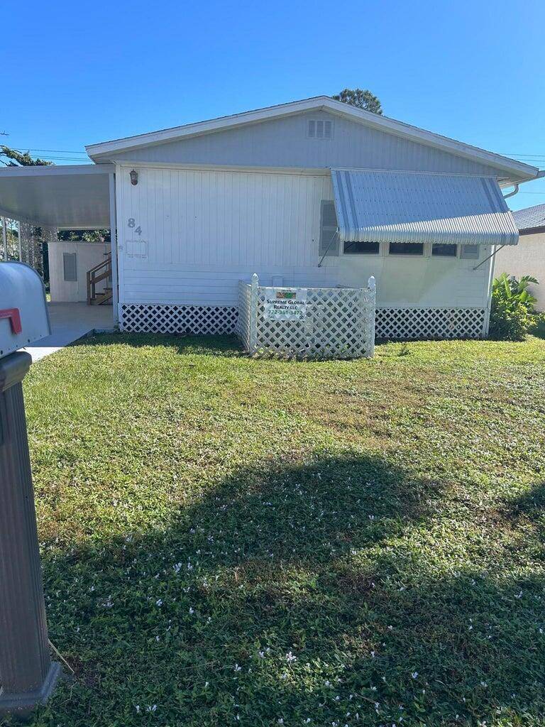 THIS is a manufactured home in a 52 and over community.