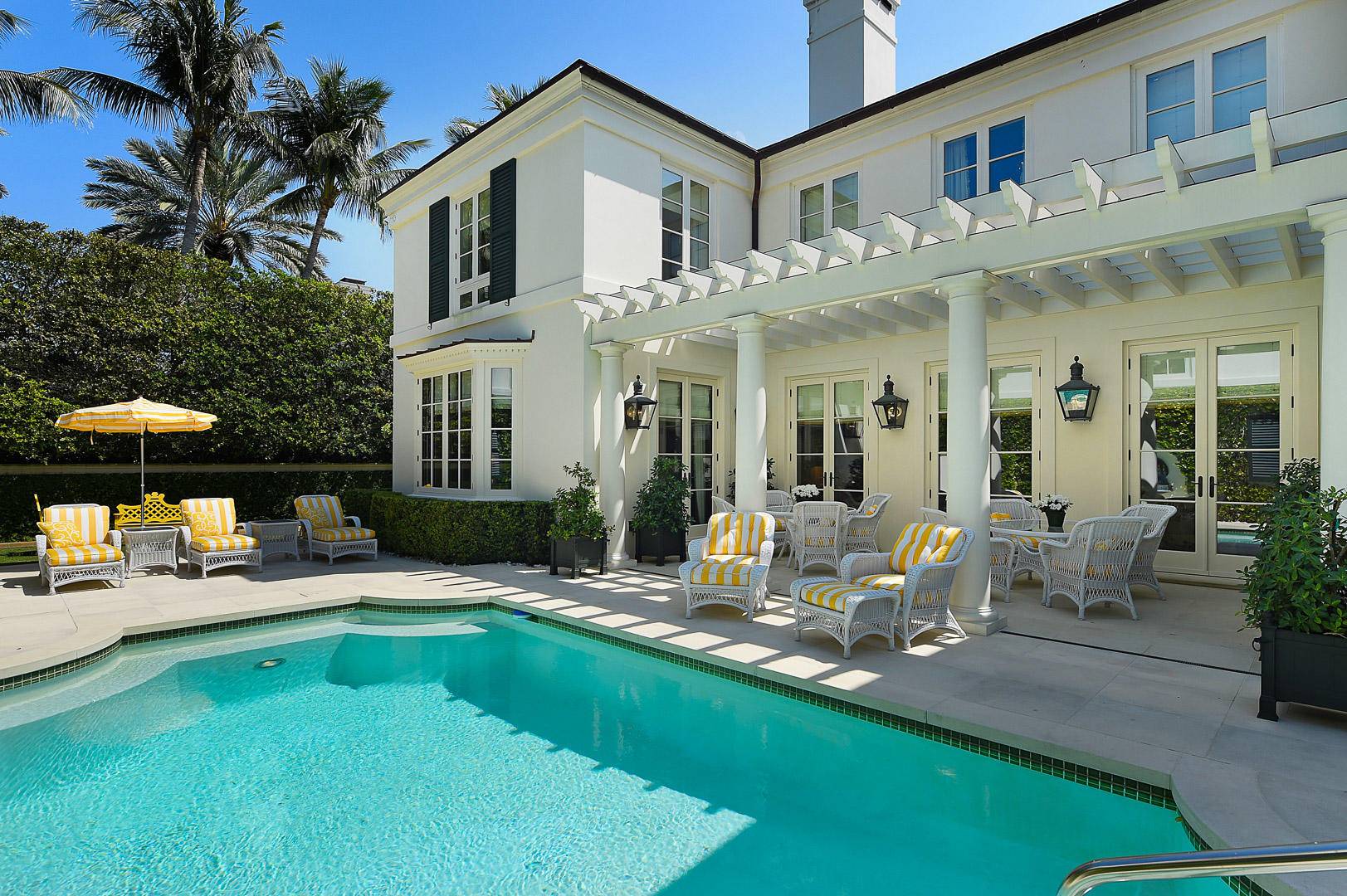 Spectacular 5BR 6. 2BA home located in Palm Beach's acclaimed Estate Section, beautifully designed by award winning architect Mark P.