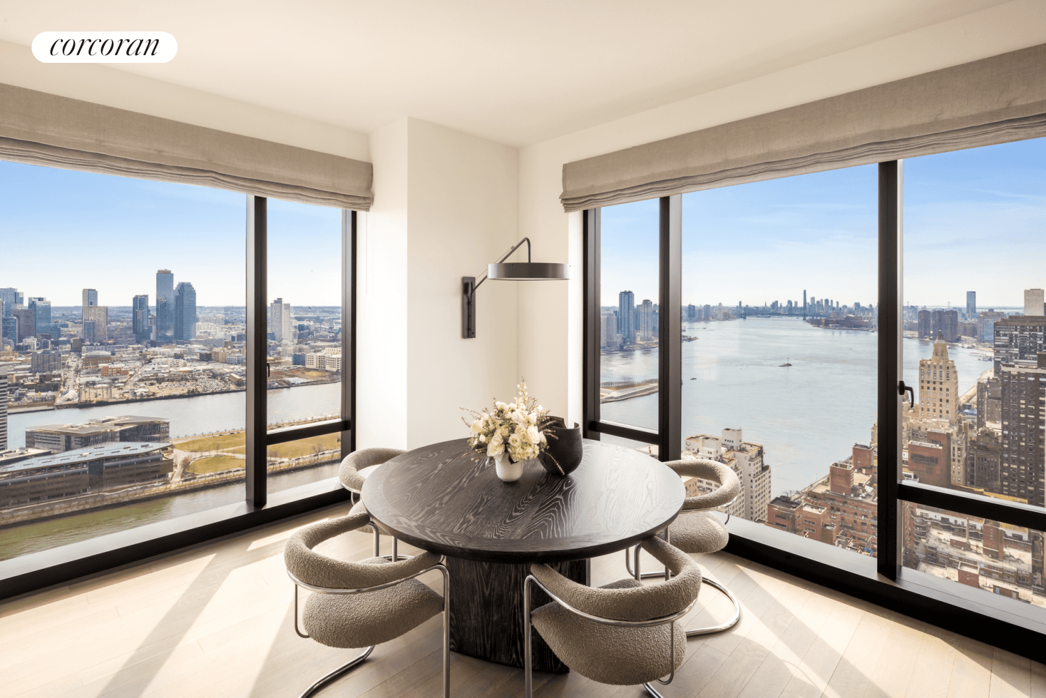 Available for immediate occupancy, Residence 42B at Sutton Tower is a stunning home that offers expansive living accented by southeastern exposure and oversized windows.