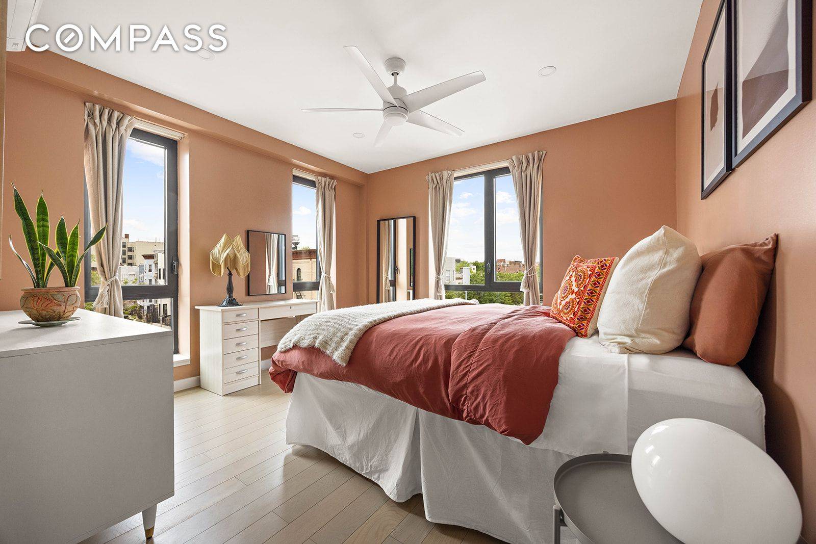 Welcome to Unit 3D at The Evergreen on Putnam, a thoughtfully designed 2 bedroom condominium with an open layout, premium finishes and a private balcony in one of Brooklyn s ...