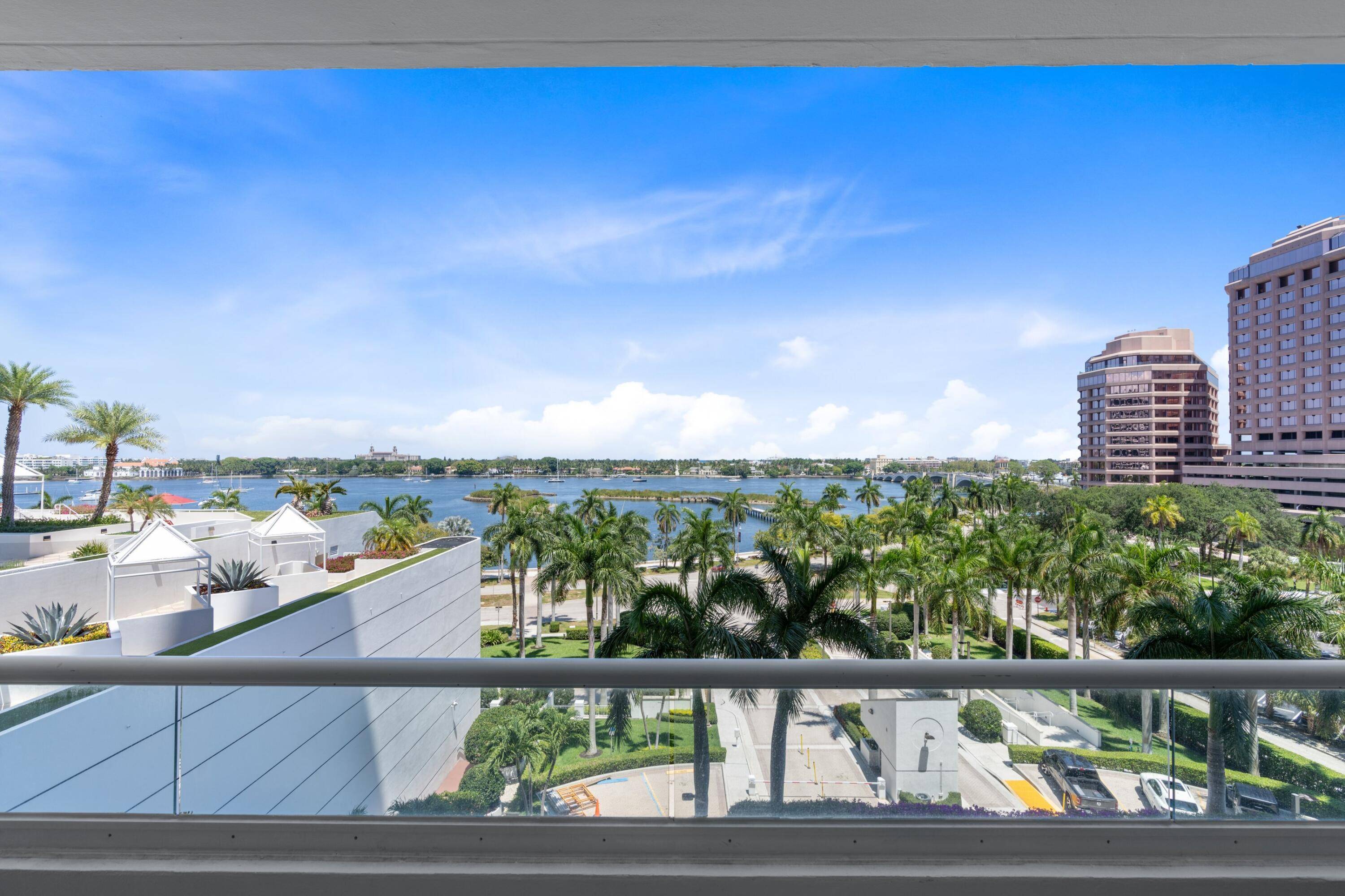 Enjoy luxury living in this full service building with sweeping views of the ocean and Intracoastal waterway.