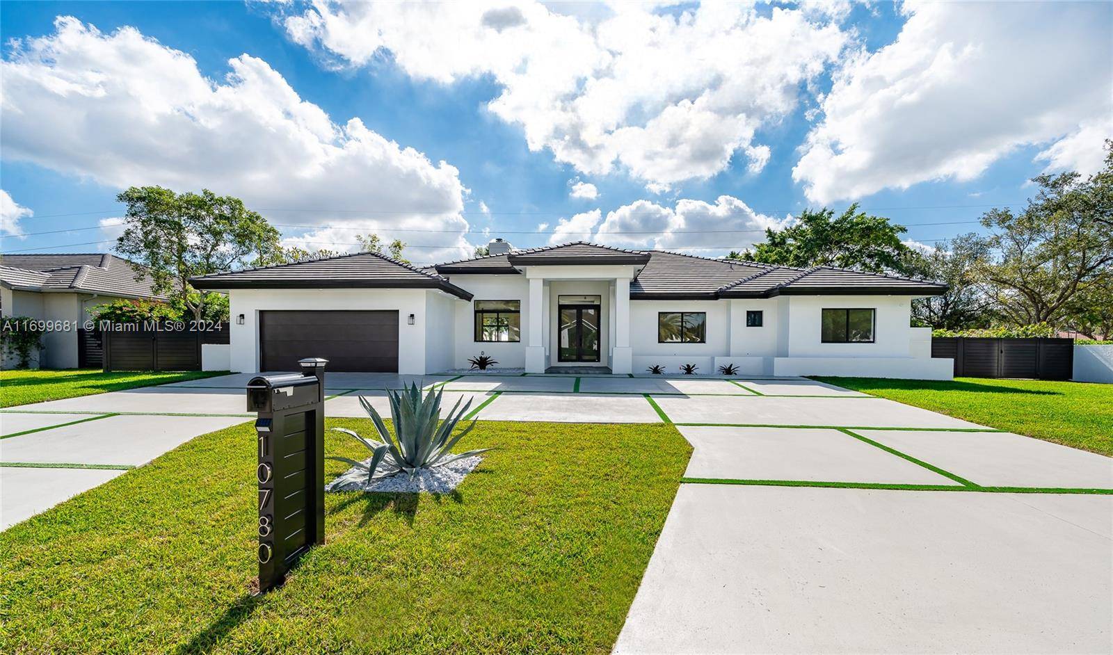 Beautiful and Updated 4 Bedrooms 3 Baths, Executive Pool Home with soaring 10 foot ceilings, on a corner lot with a 2 Car Garage in the sought after Falls neighborhood, ...