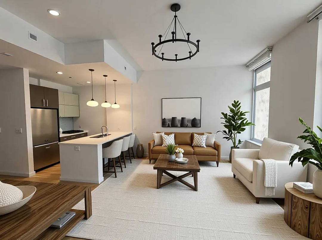 Welcome to Residence 1D at 21 45 44th Drive a charming loft style home nestled in the heart of vibrant Long Island City.