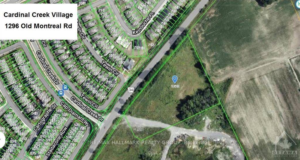 This property is 5 acres of prime land with RI5 zoning overlooking Cardinal Creek Village, Ottawa River and the Gatineau Hills.