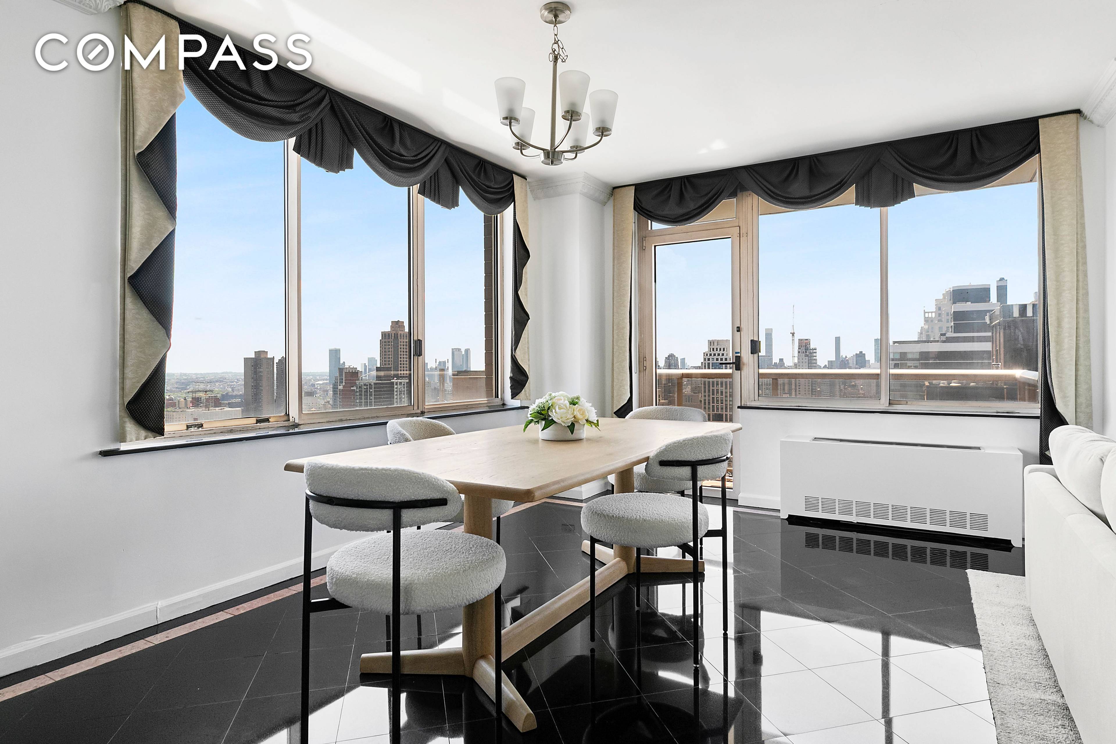 Welcome to Residence 34CD at The Monarch a one of a kind, combination unit offering four bedrooms, three bathrooms, and a versatile bonus room in a full service Upper East ...
