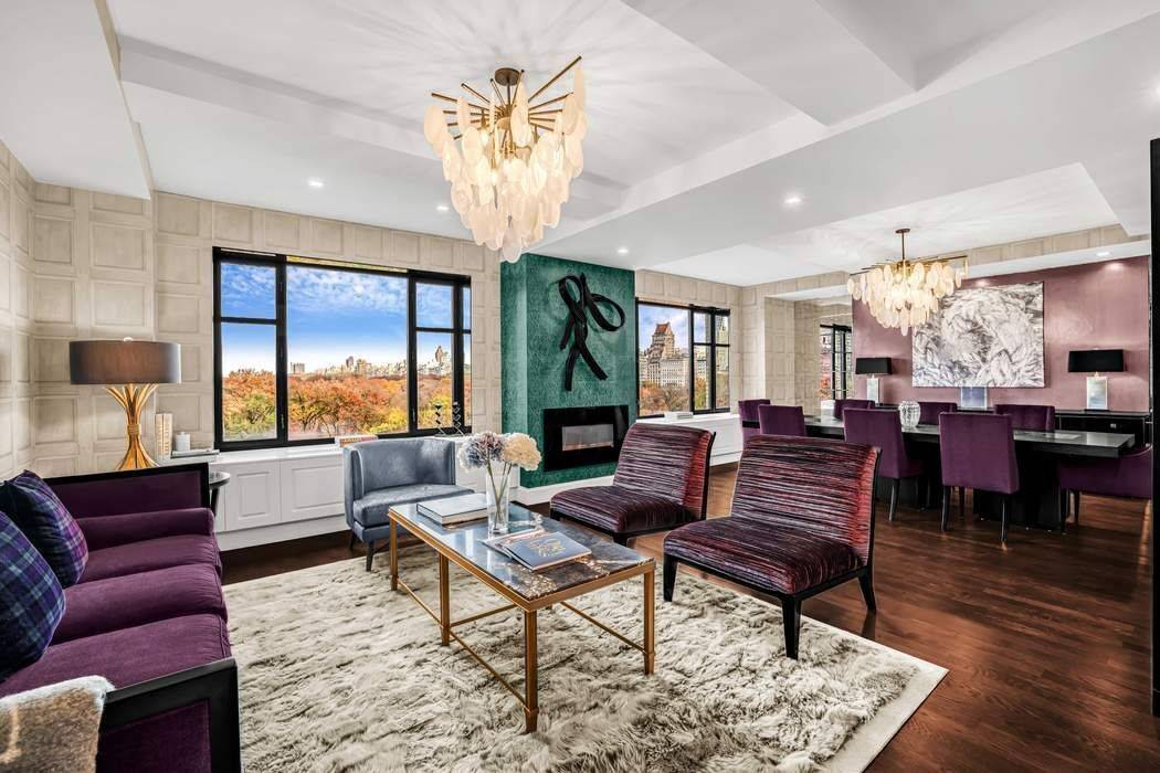 With sweeping Central Park views from all entertaining rooms, this luminous and expansive 3 bedroom, 3.