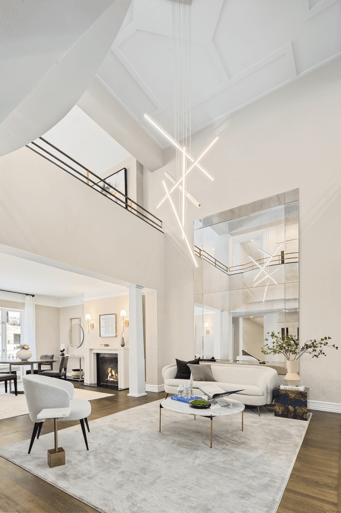 Modern craftsmanship and classic city luxury come together in this magnificent 30 foot wide single family mansion, nestled on a tree lined Riverside Park block.