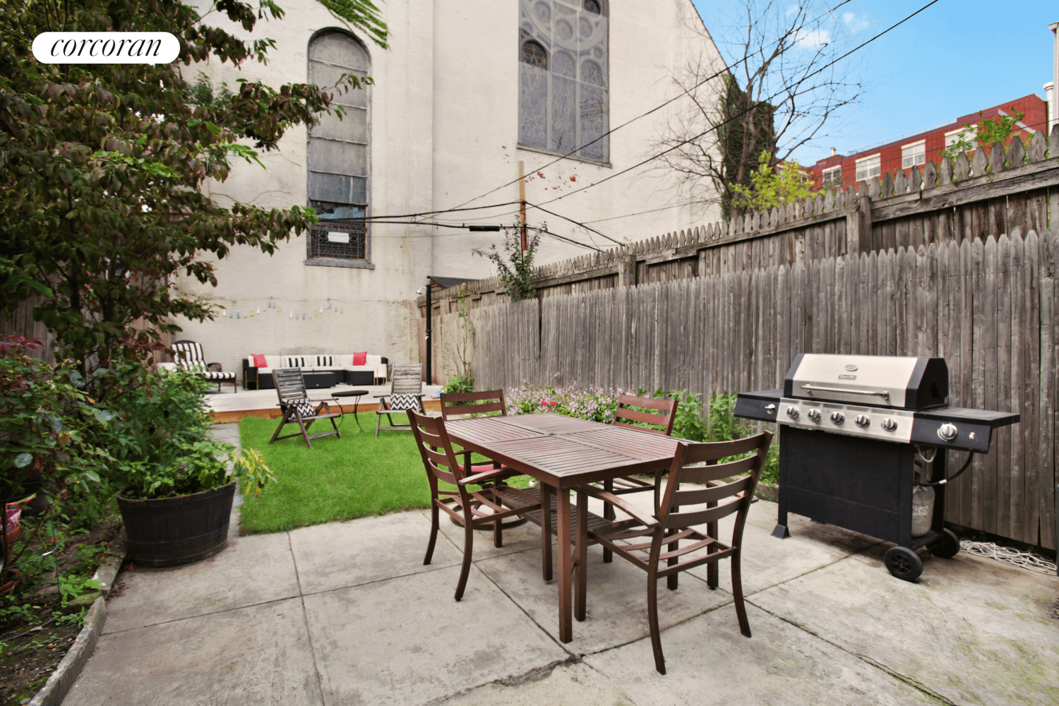 Available starting August 30thBushwick adjacent Shared backyard space1 bedroom 2 bath with lower level duplexWasher dryer in unitCentral Ac heatingCats allowed sorry no dogs Couple blocks to the J train ...