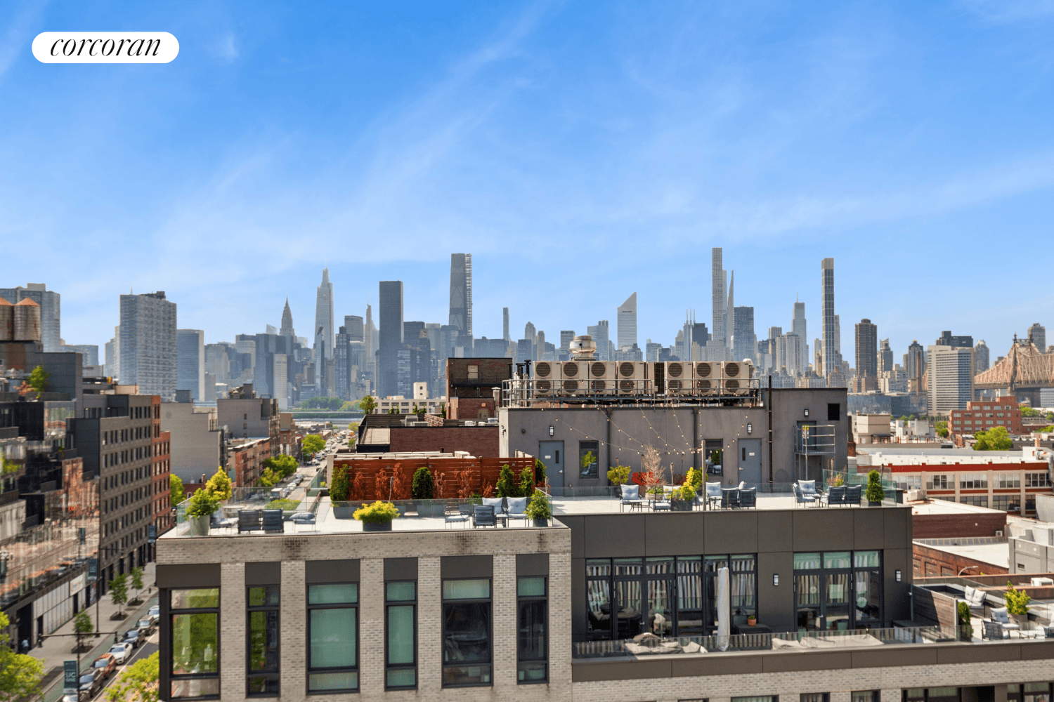 3 Court Square 711. The Largest Terrace of Any 1 Bed for Rent in NYC !