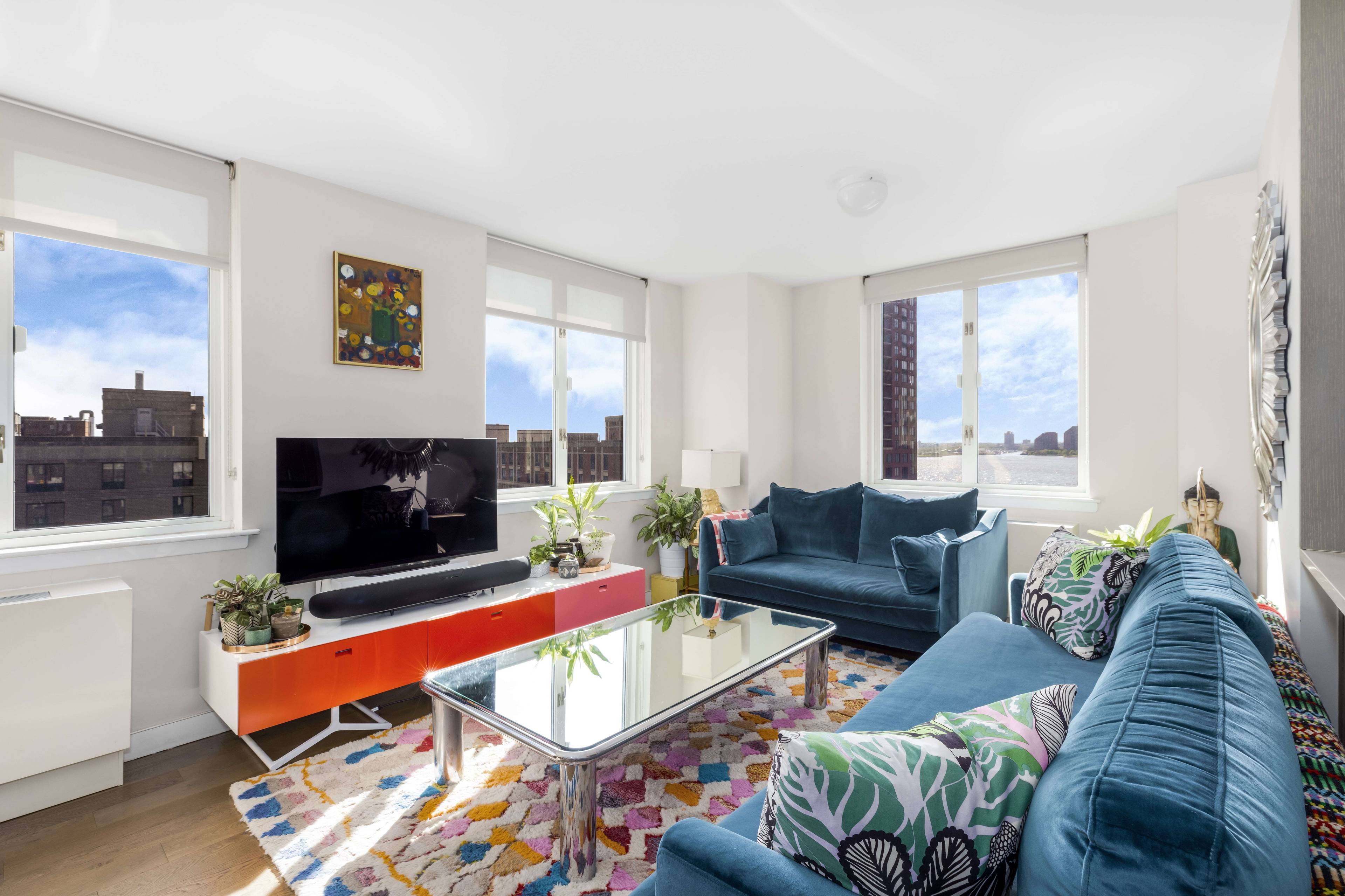 Take advantage of this amazing opportunity to own a rare 3 bedroom apartment situated on the southwest corner of 225 Rector Place.