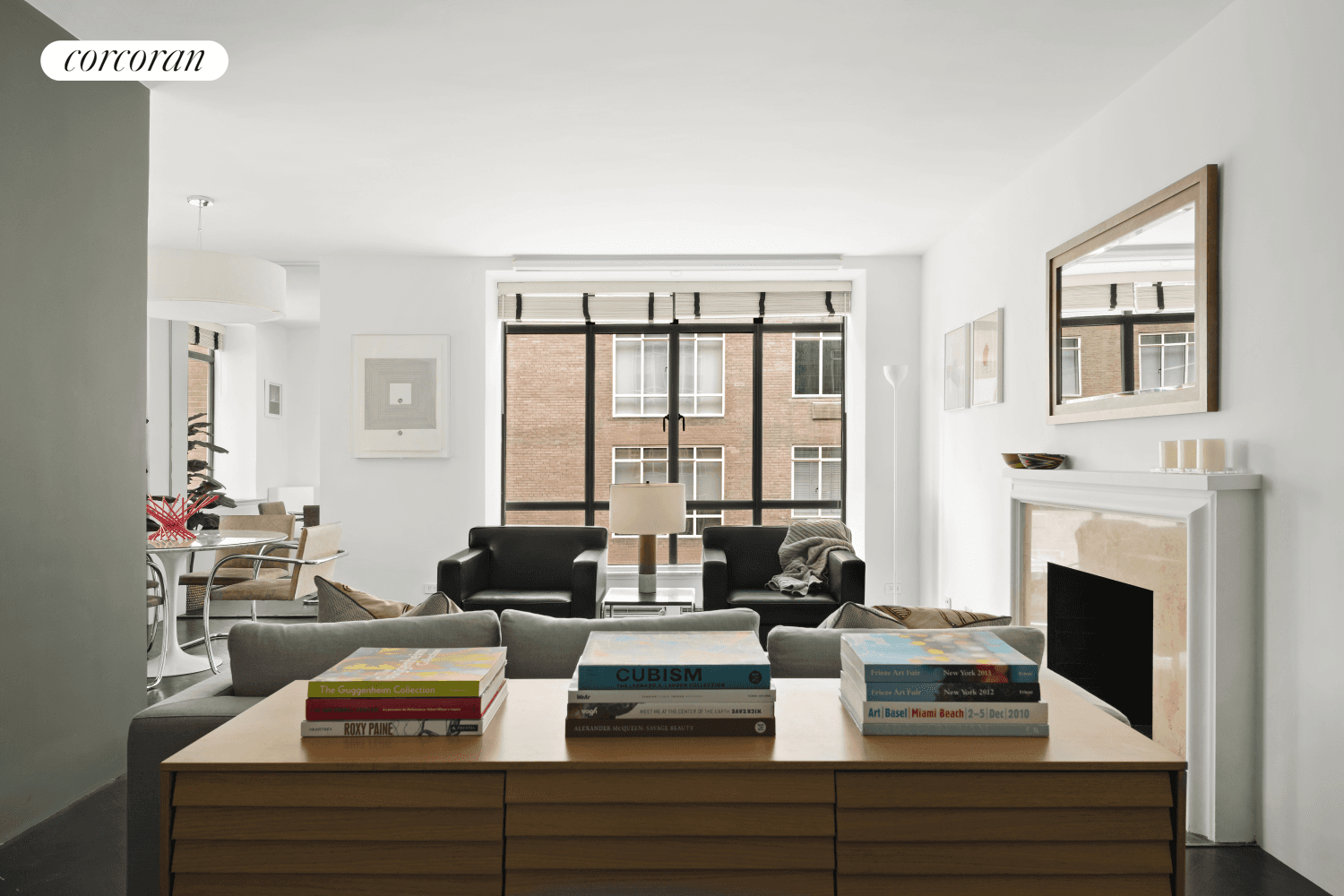 A dream for lovers of classic American architecture and design, Apartment 7A at the landmarked 1936 Rockefeller Apartments is a rare southeast facing one bedroom apartment with historic garden views.
