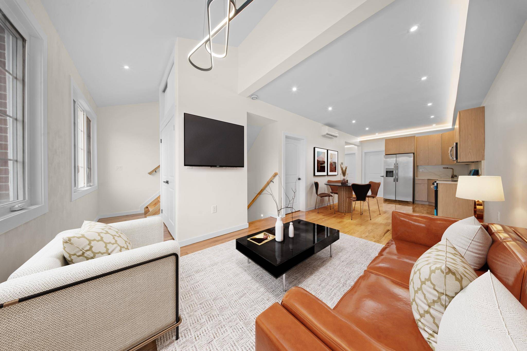 Opportunity Knocks ! Space, style amp ; modern luxury come together at 762 Belmont Avenue, a meticulously renovated three story brick two family with private parking situated in the heart ...