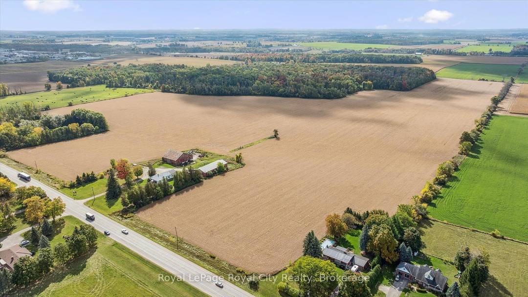 Just 1 km from the City of Guelph, this remarkable 98 acre farm presents a rare opportunity that combines prime agricultural land, natural beauty, and future development possibilities.