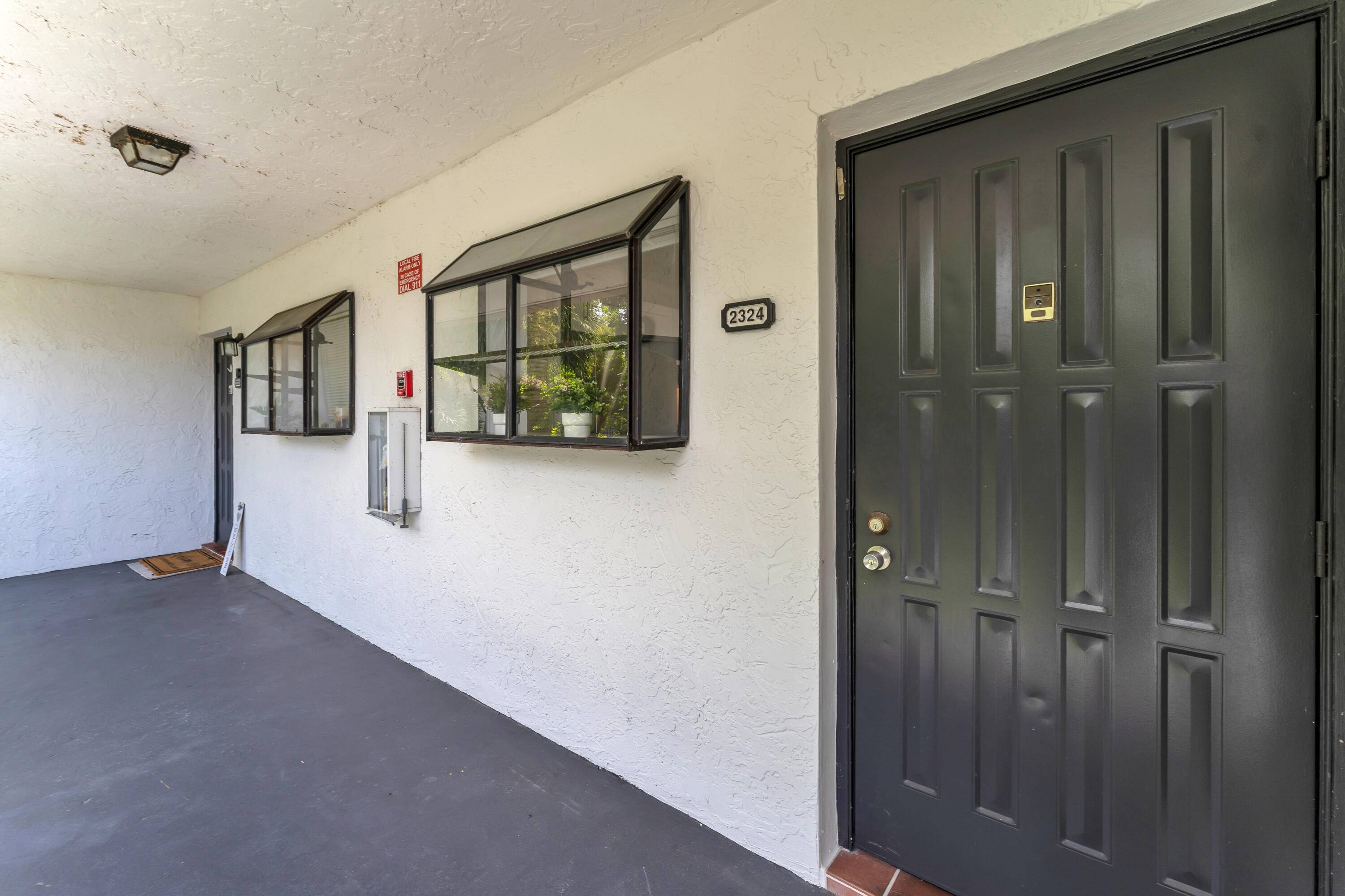This unit has the biggest floor plan.