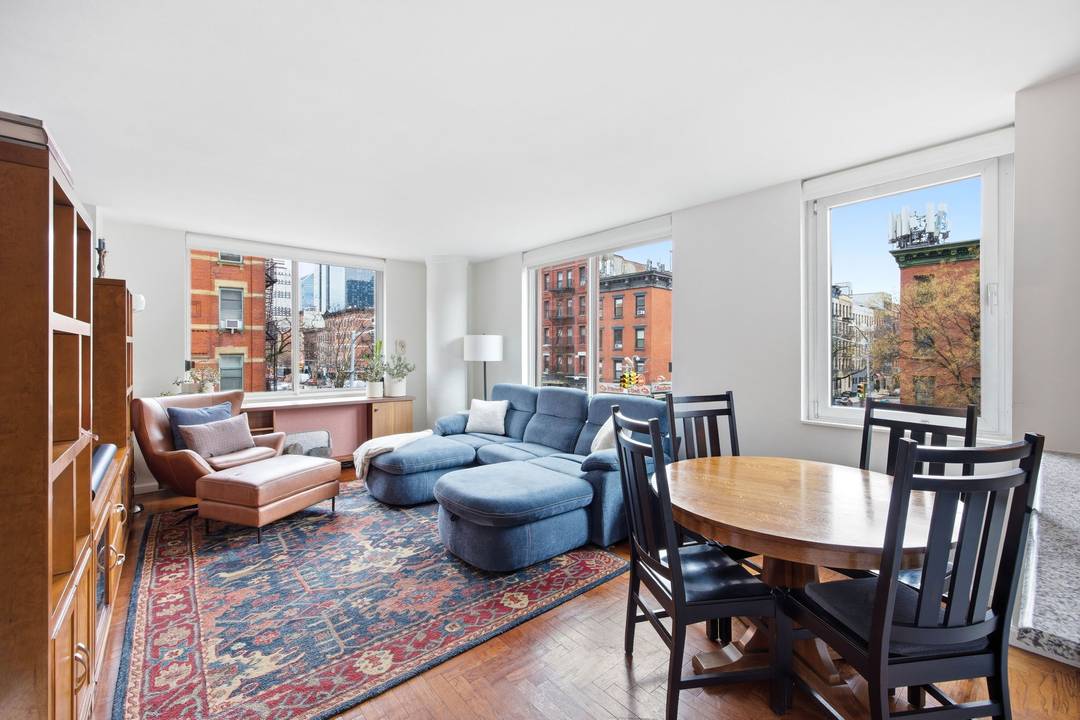 A sun filled corner 2 bed 2 bath with sweeping cityscape views, Residence 2G at Three Worldwide Plaza offers exceptional light, space, and lifestyle in one of Midtown West s ...