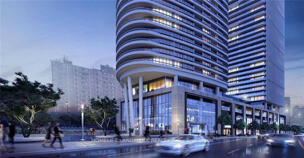 Tridel Built Via Bloor, Beautiful Corner Unit On High Floor With 1 Bedroom Den amp ; 1 Bathroom, Bright And Spacious Layout With Large Picture Windows, Open Balcony With Panoramic ...