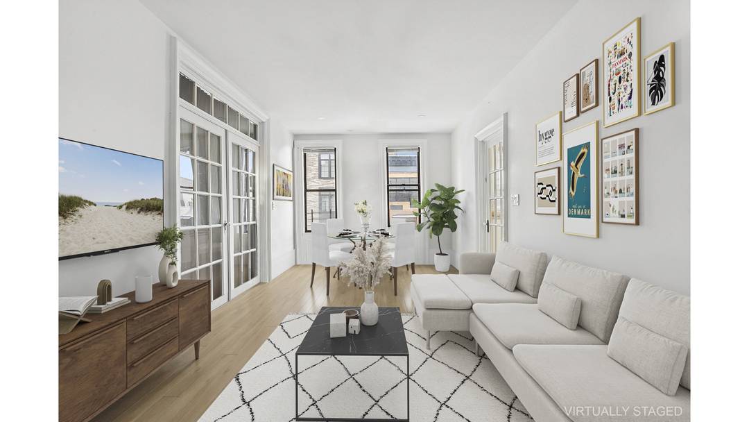 Location with City Views East and South expouser This classic pre war two bedrooms fully renovated two blocks from Morningside Park.