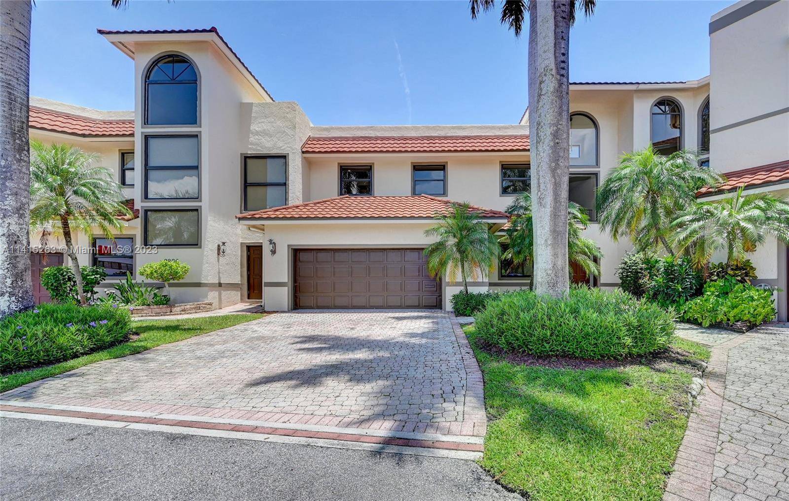 Reduced Again ! Magnificent townhome situated on an Intracoastal Point Lot across from Birch State Park.