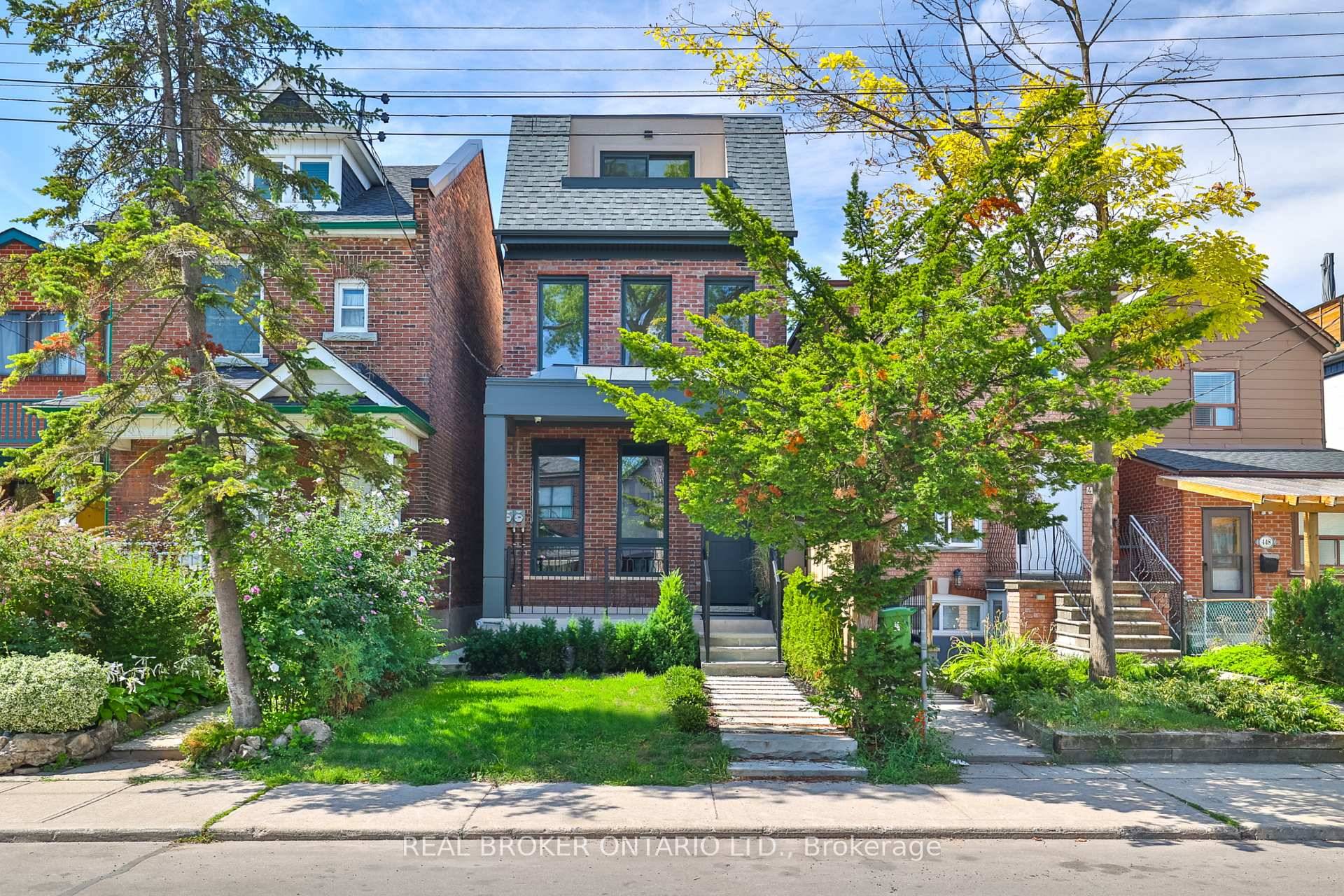 In the heart of the city yet set within a quiet, tree lined neighborhood, this fully renovated 4, 200 square foot residence captures the best of both worlds.