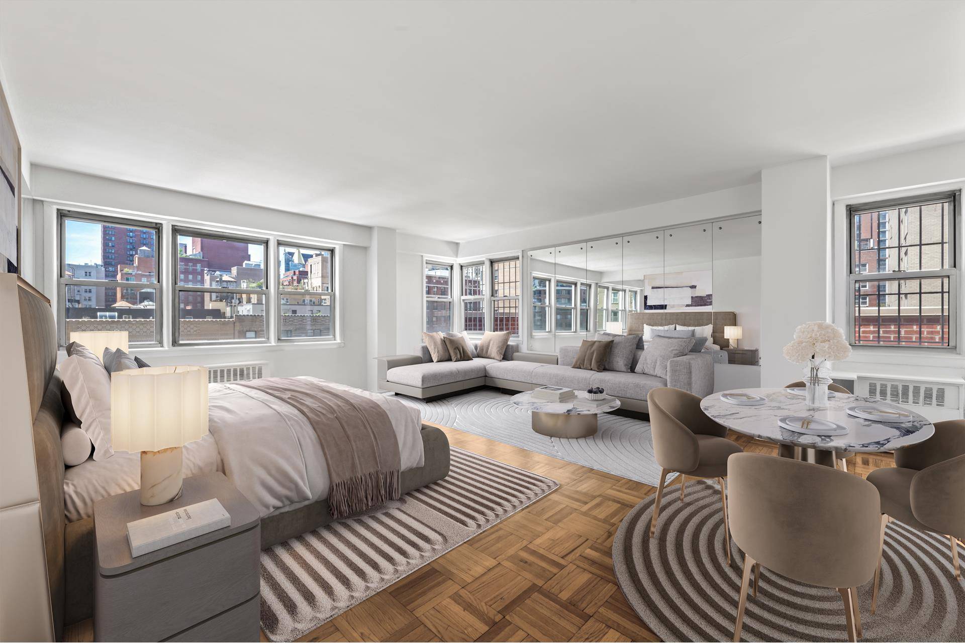 This sun drenched corner unit condo in the heart of Murray Hill offers the perfect blend of indoor comfort and outdoor living, just minutes from Grand Central.
