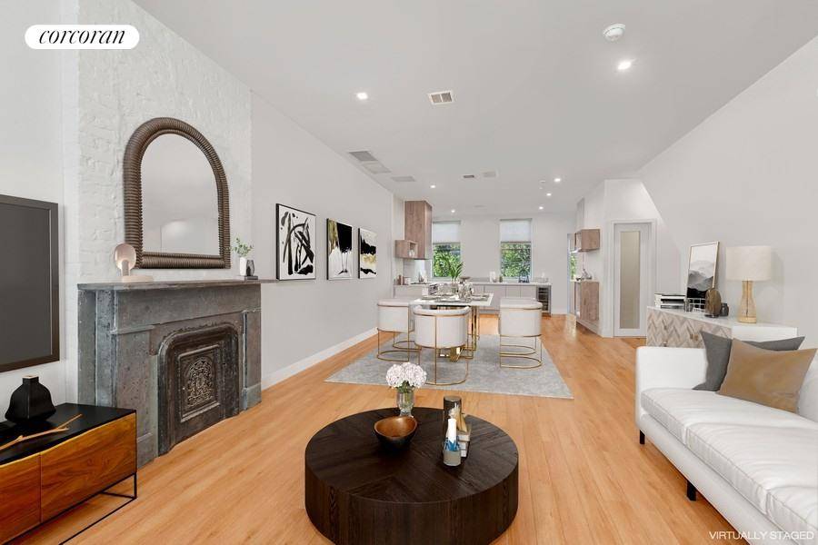 A Rarity Reimagined in Stuyvesant Heights 254 Stuyvesant Avenue is a majestic 4 story, 3 family brick and brownstone townhouse that pairs classic architectural character with thoughtful modern upgrades.